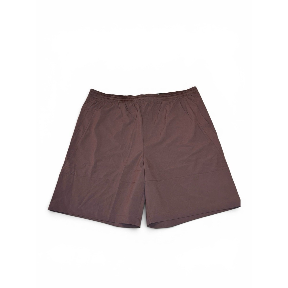 FLX Men's XXL Dynamic Stretch Travel Shorts Napa Plum Wrinkle Resistant NWT